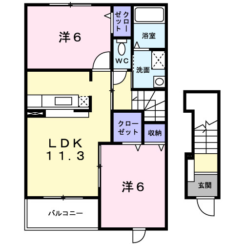 スプリングパークの間取り