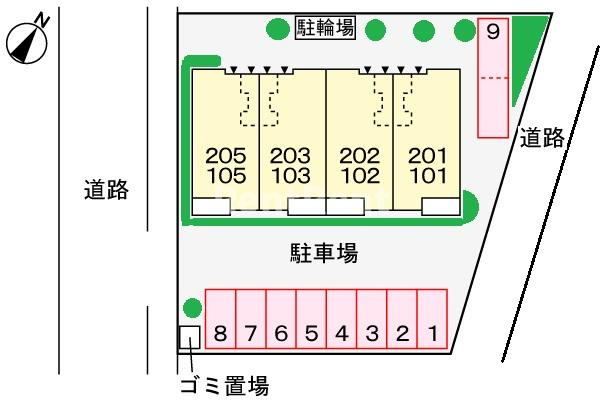 ネオ・パラッツォの駐車場|駐車場