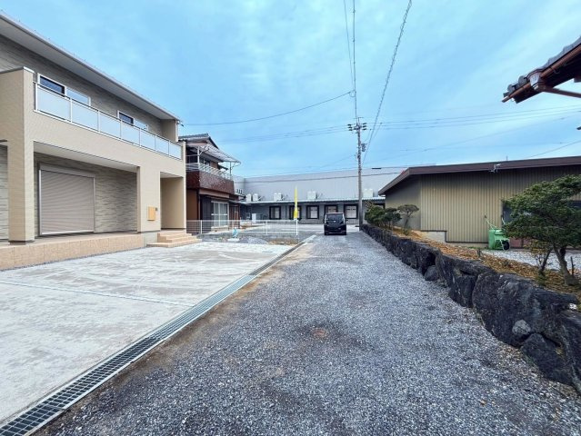 新築戸建　大垣市昼飯　全1区画分譲の前面道路含む現地写真|■前面道路　■ヤマダ不動産　株式会社リライフ　
■夢のマイホーム購入をフルサポートします！