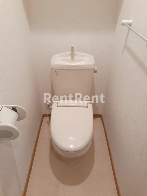 一宮市奥町字県郭のアパートのトイレ|トイレ