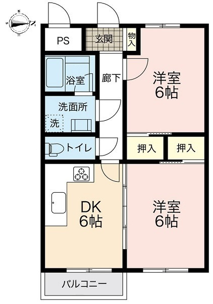 ハイム永田の間取り
