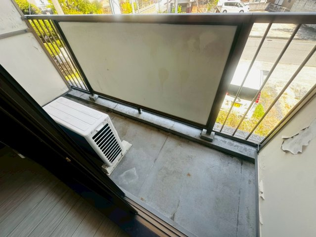 シャンボール藤井のバルコニー