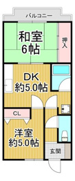 フローレンス西宮1の間取り