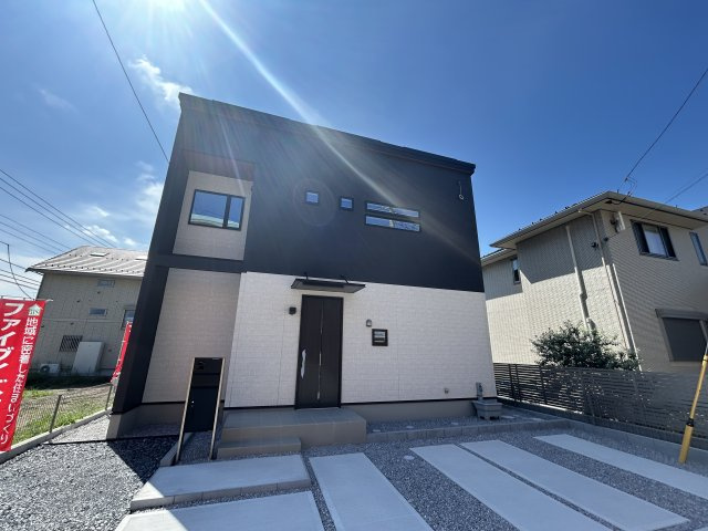 新築　前橋市荒牧町　1号棟の外観|現地写真　2025年8月完成しました！ご内覧等、お気軽にお問合せください♪　
