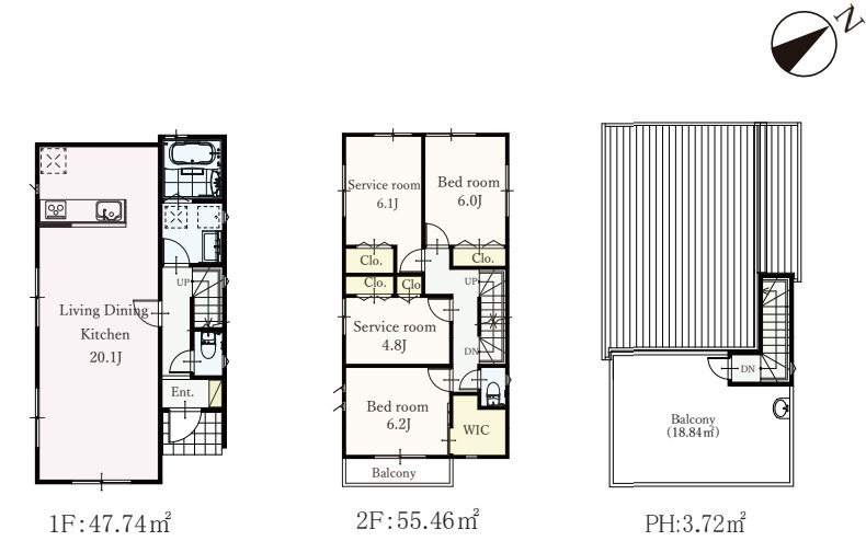 茅ヶ崎市柳島2丁目　新築戸建　全5棟2号棟