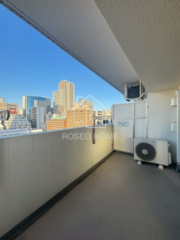 アルデールヒル内久宝寺のバルコニー