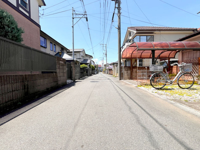 【前面道路含む現地写真】 | 小平市花小金井４丁目　売地