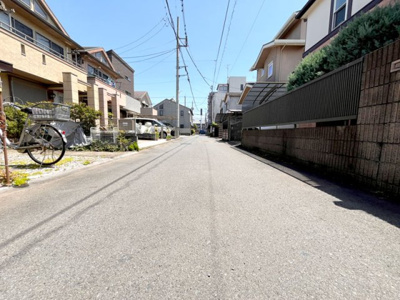 【前面道路含む現地写真】 | 小平市花小金井４丁目　売地