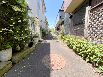 【前面道路含む現地写真】 | 小平市花小金井４丁目　売地