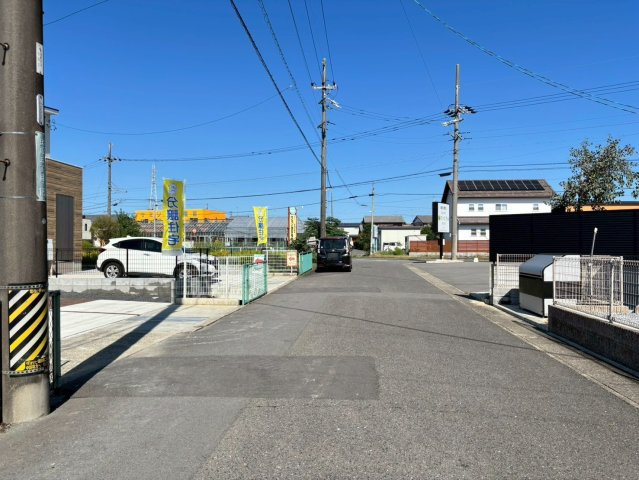 新築戸建　岐阜市旦島５丁目　全３区画分譲の前面道路含む現地写真|■前面道路　■ヤマダ不動産　株式会社リライフ　
■夢のマイホーム購入をフルサポートします！