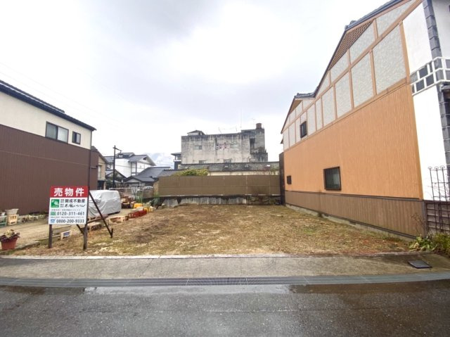 小田郡矢掛町　売地の前面道路含む現地写真|前面道路含む現地写真です