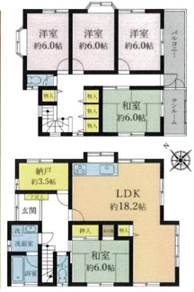 【間取り】 | 中古　相模原市緑区上九沢　京王相模原線　横浜線　橋本駅