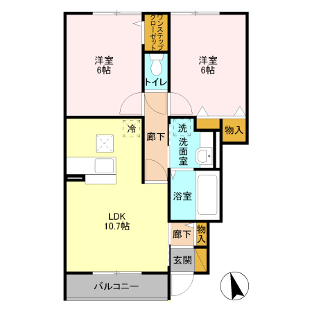 ガーデンハイツの間取り