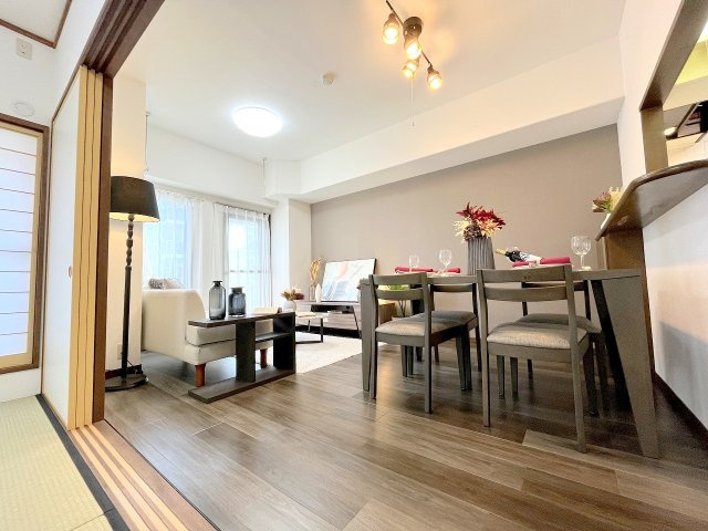 レクセルマンション中神の居間・リビング