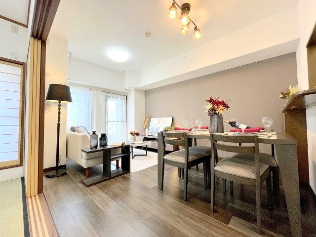 レクセルマンション中神の居間・リビング