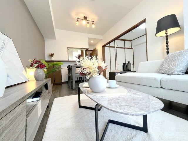 レクセルマンション中神の居間・リビング