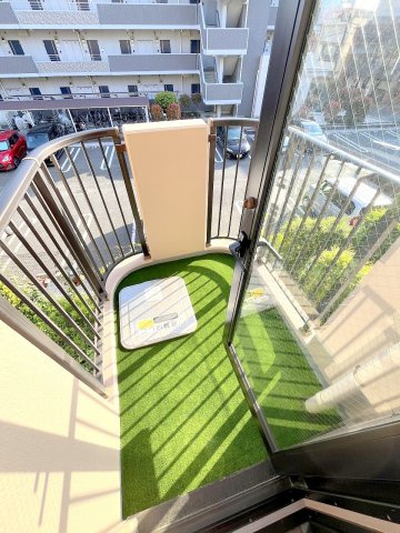 レクセルマンション中神のバルコニー