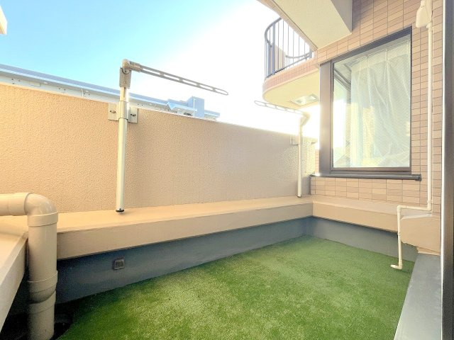 レクセルマンション中神のバルコニー