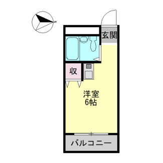 【間取り】 | 北沖洲レインボーハイツ