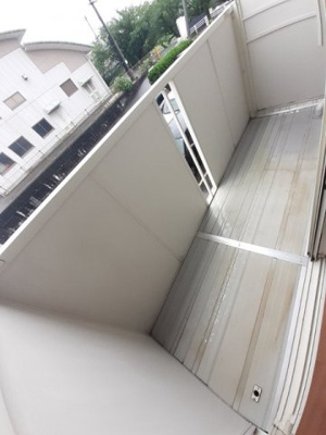【バルコニー】 | グリーンホーム　3DK | 広々としたバルコニーです