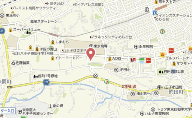 祝　成約済み　秀和めじろ台レジデンス　八王子市　中古マンションの地図|～仲介手数料無料☆八王子ひなた不動産～秀和めじろ台レジデンス