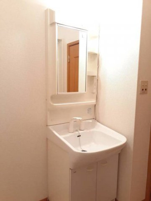 【洗面所】 | ヴィラエミネンスＡ | 洗面所です