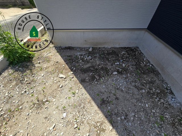 熊本市東区昭和町第3-3棟（1号棟）の庭|お庭で自由な時間を過ごせます。