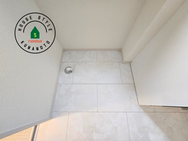 熊本市東区昭和町第3-3棟（1号棟）のランドリースペース|ランドリースペースとなります。広々して有効的にご使用できます。 