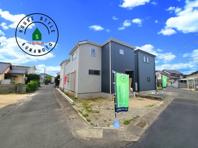 熊本市東区昭和町第3-3棟（1号棟）の前面道路含む現地写真|見学の時間などお気軽にお問い合わせ下さい。