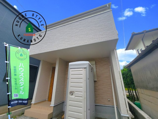 熊本市東区昭和町第3-3棟（2号棟）の外観|デザイン性のある外観です。