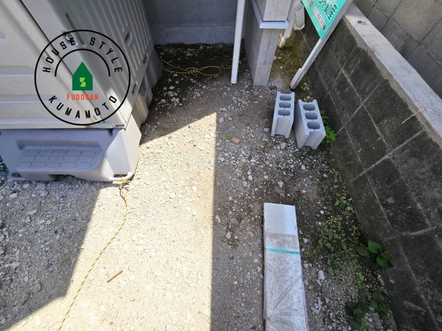 熊本市東区昭和町第3-3棟（2号棟）の庭|お庭で自由な時間を過ごせます。