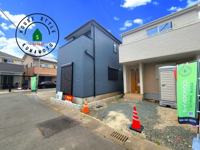 熊本市東区昭和町第3-3棟（2号棟）の前面道路含む現地写真|見学の時間などお気軽にお問い合わせ下さい。