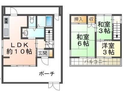 馬場通貸家の間取り