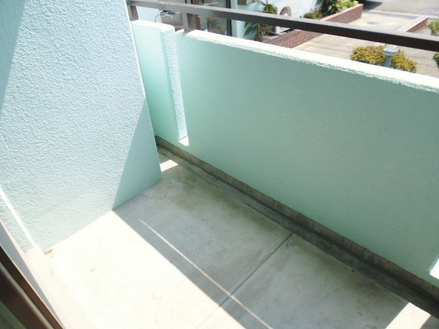 辻王ハイツのバルコニー