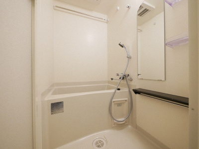 【浴室】 | プレサンスOSAKA DOMECITY クロスティ | 落ち着いた空間のお風呂です