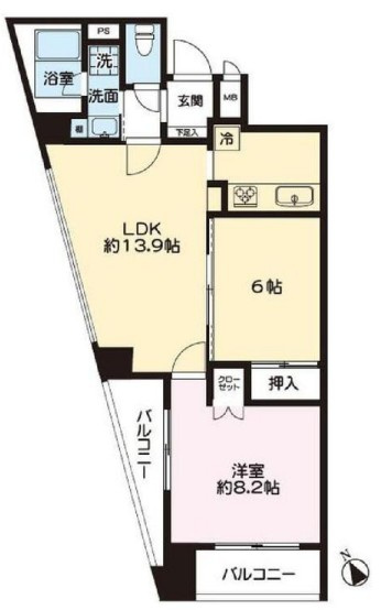【間取り】 | ヴェルドミール西巣鴨