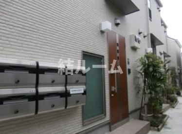 練馬区練馬１丁目のアパートのエントランス