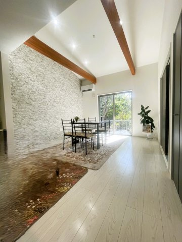 春日井市藤山台　新築平屋の居間・リビング|広々としたリビングです