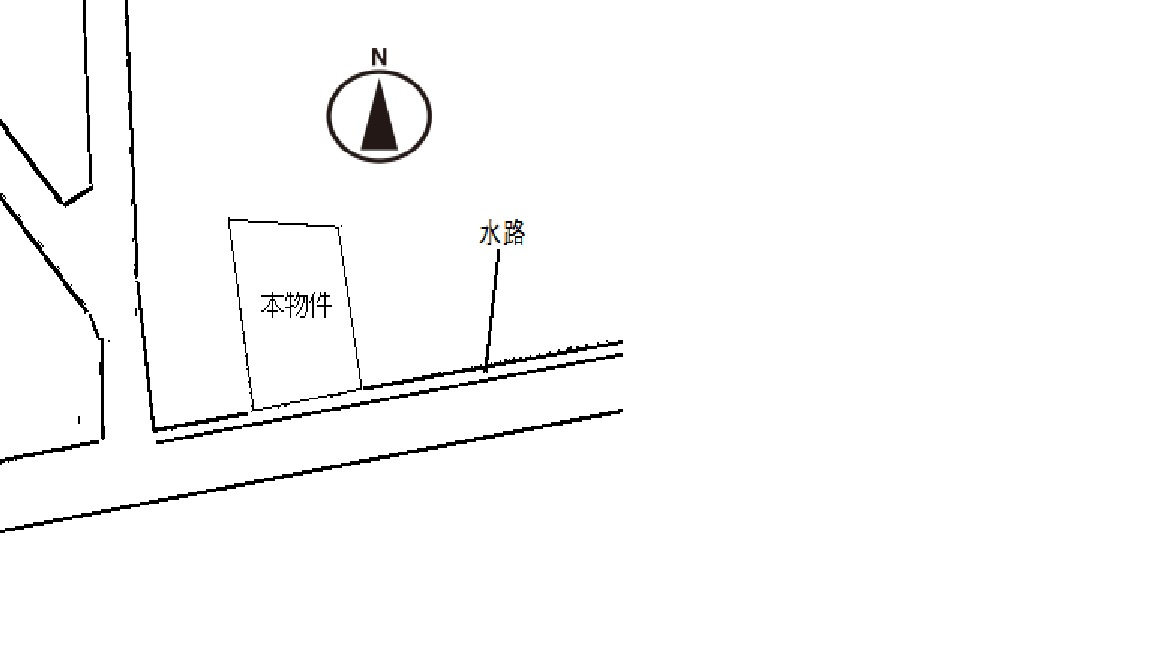 南柴田町イノ割売土地の土地図