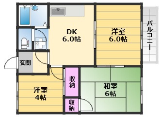 【間取り】 | メゾン・フローレンス
