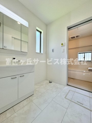 【脱衣所】 | 島田市金谷根岸町 新築一戸建て D号棟 | 脱衣場です