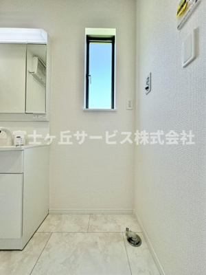 【ランドリースペース】 | 島田市金谷根岸町 新築一戸建て D号棟 | 洗濯機置き場です