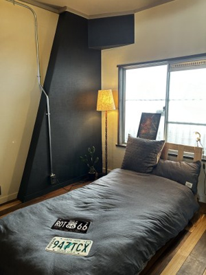 【寝室】 | しみずサンパレスマンション | こじんまりと落ち着くベッドルーム