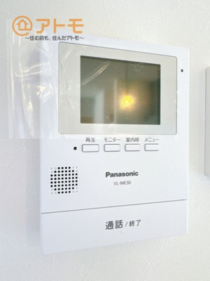 【セキュリティ】 | 沼津市岡一色　分譲住宅　全1棟 | TVモニター付きインターホンは防犯性に優れています！