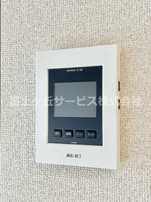 【セキュリティ】 | 富士市比奈 9期 新築一戸建て | TVモニター付きインターフォンです