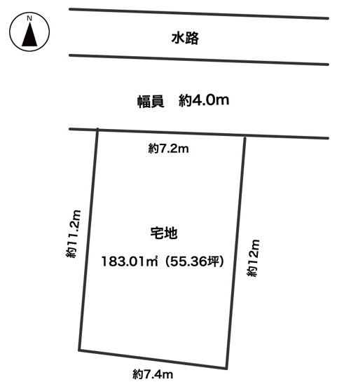 【土地図】 | 熊谷市永井太田　売地　全1区画　