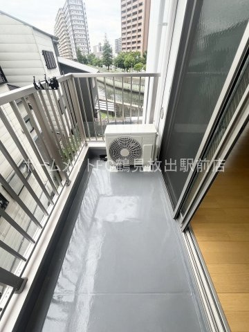 大阪市城東区諏訪１丁目の賃貸マンションのバルコニー