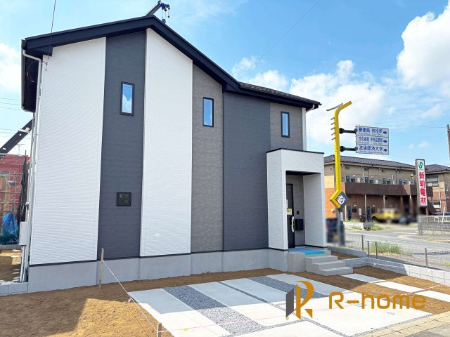 龍ケ崎市野原町4期　新築戸建て　1号棟の外観|ご予約を頂ければ、『平日』はもちろん『早朝』や『夜間』もご見学可能です♪お気軽にお申し付けください♪