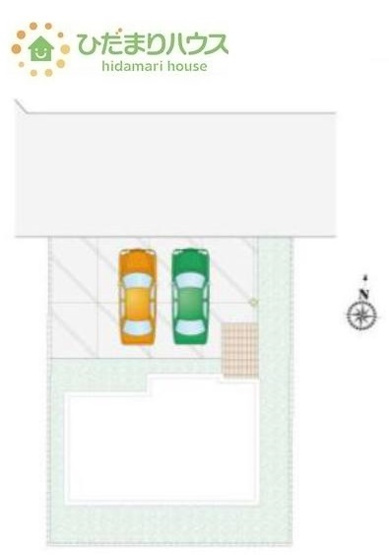 【区画図】 | 坂東市辺田　新築戸建　3号棟 | 前面道路幅6ｍ☆車の出入りもラクラクできちゃいます！