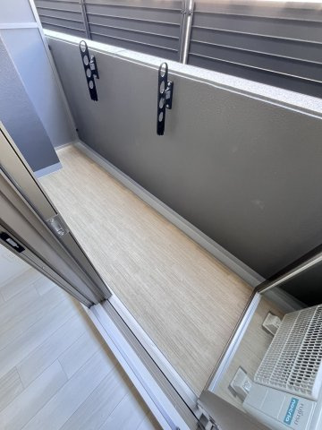 大阪市城東区中浜２丁目の賃貸マンションのバルコニー